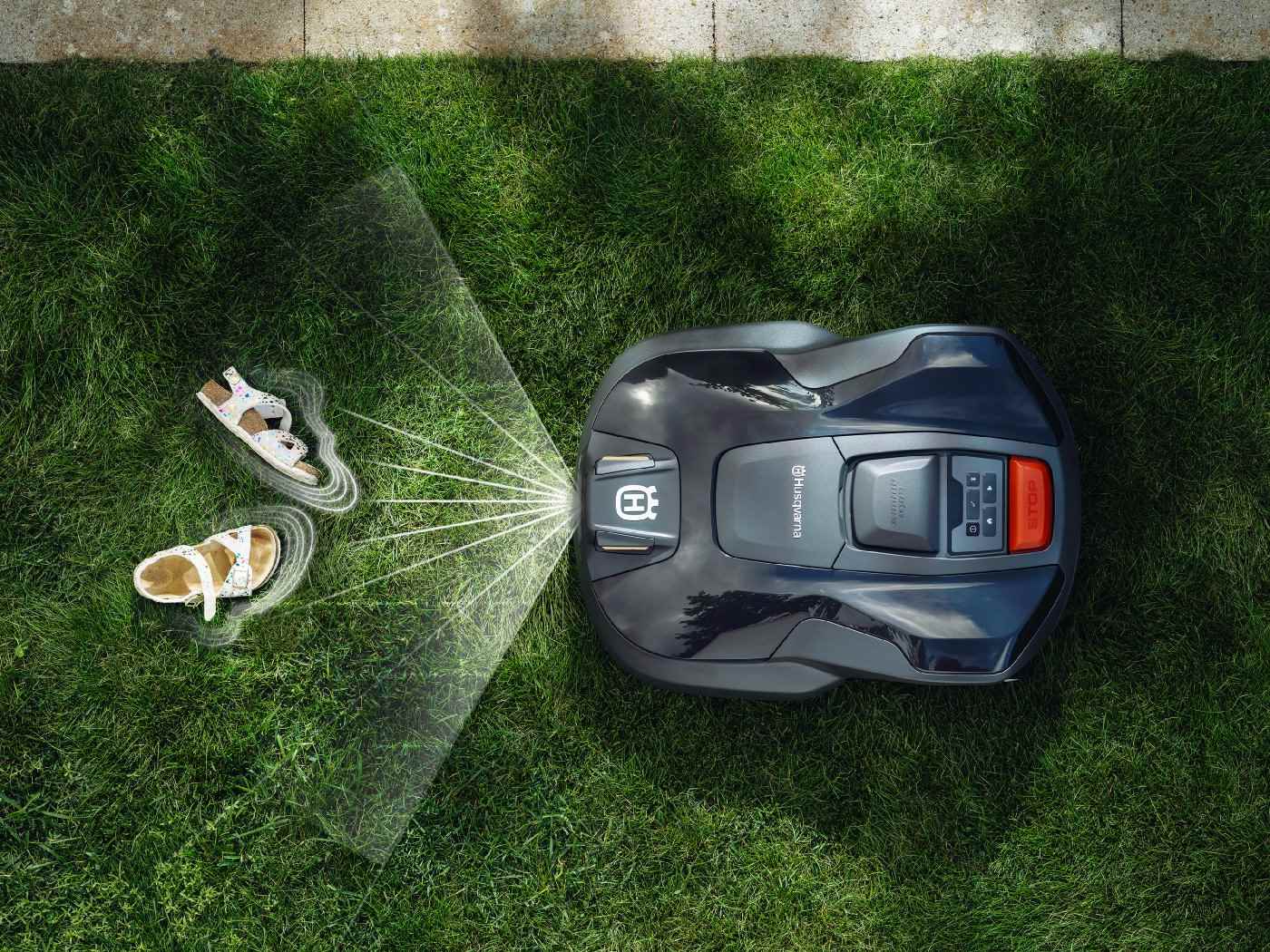 Husqvarna Automower 312V mit Garage – Bild 2